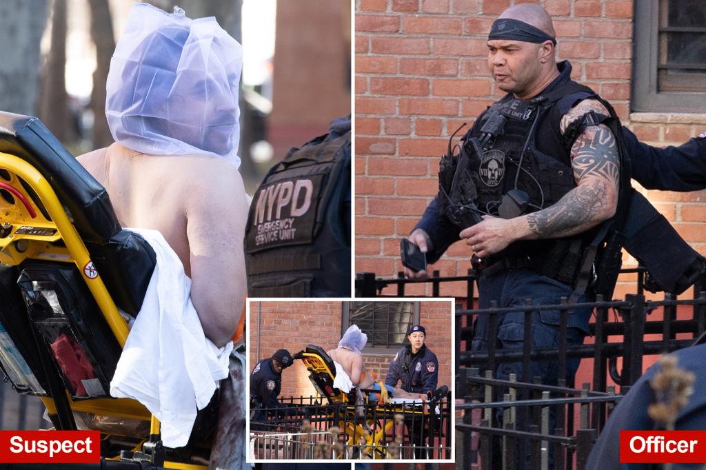 NYPD cop shot during standoff with barricaded suspect in NYC