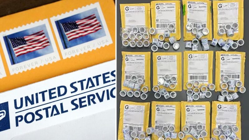 Nearly 162K counterfeit US ‘forever’ stamps from China seized in Chicago