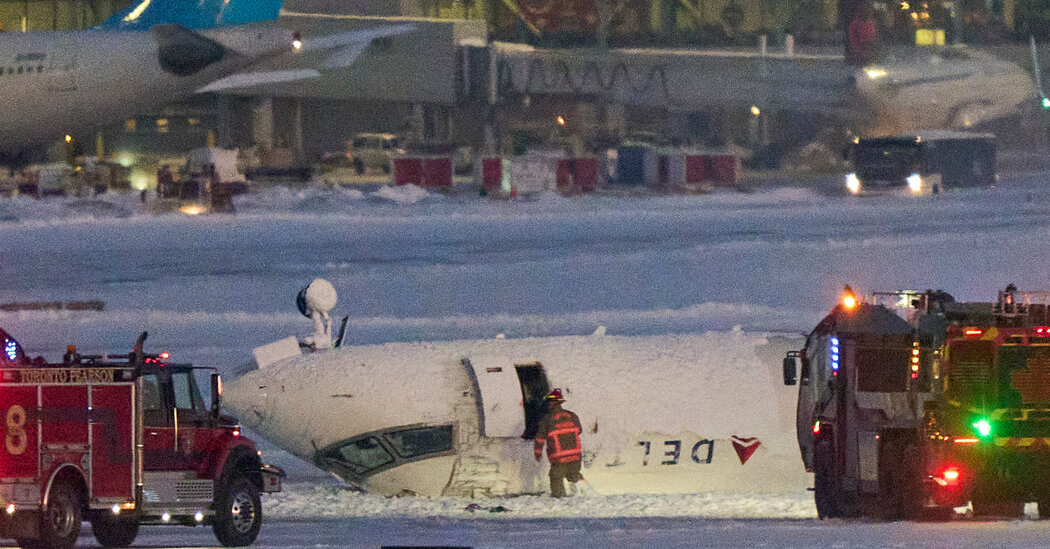 Passengers Recall Moments Before Delta Plane Crash at Toronto Airport