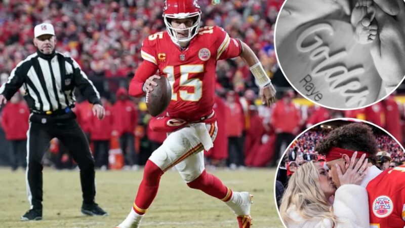 Patrick Mahomes’ baby Golden will be going to Super Bowl 2025