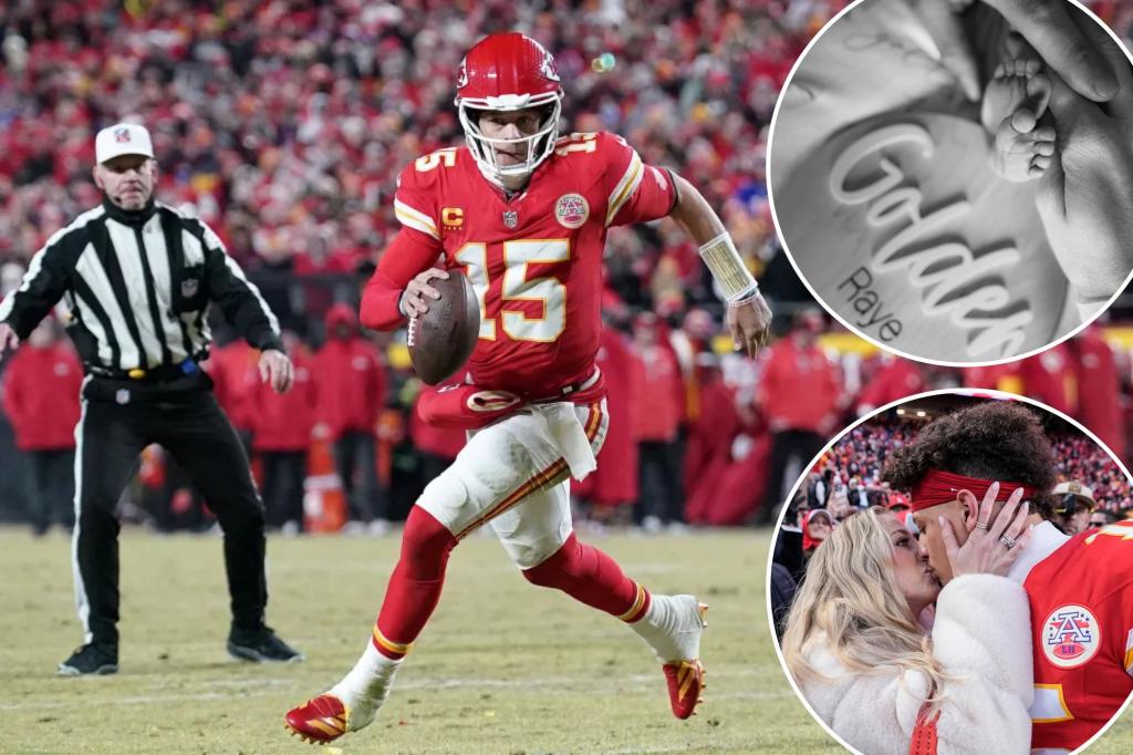 Patrick Mahomes’ baby Golden will be going to Super Bowl 2025