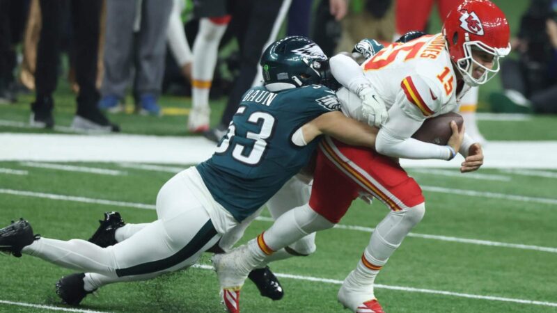 Patrick Mahomes stifled as Chiefs get walloped 40-22 by Eagles in Super Bowl