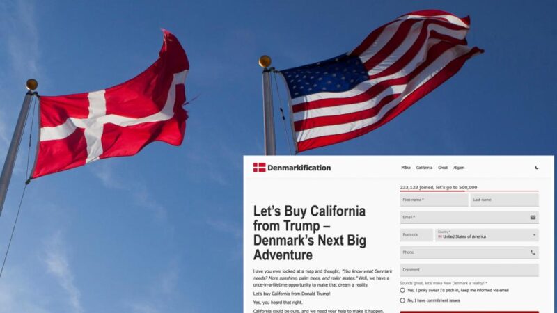 Petition calling for Denmark to buy California secures more than 230K signatures as Trump eyes Greenland