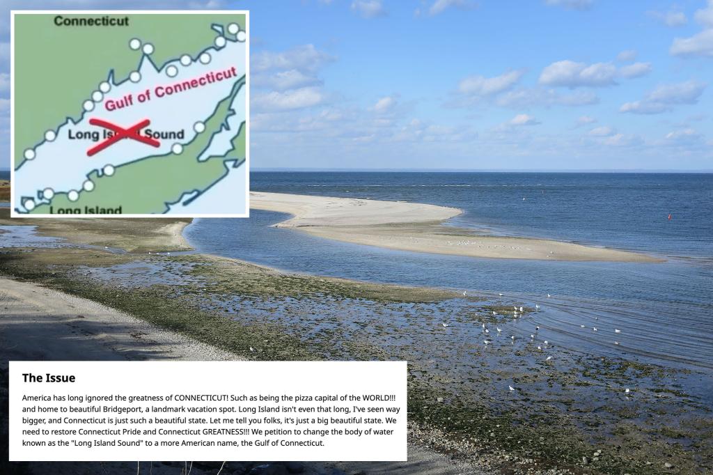 Petition wants to change Long Island Sound to ‘Gulf of Connecticut’