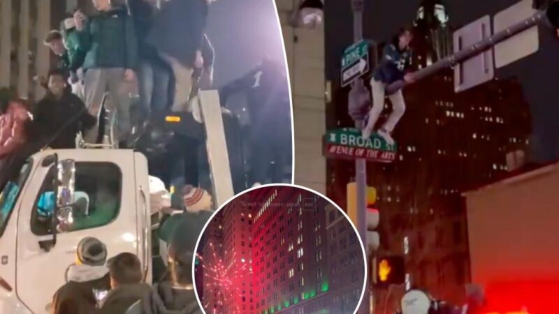 Philadelphia in chaos as Eagles fans celebrate Super Bowl 2025 win