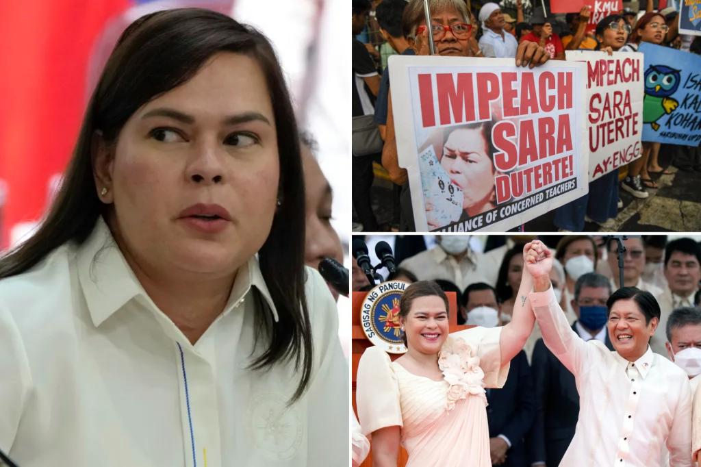 Philippine Vice President Sara Duterte impeached by House of Representatives