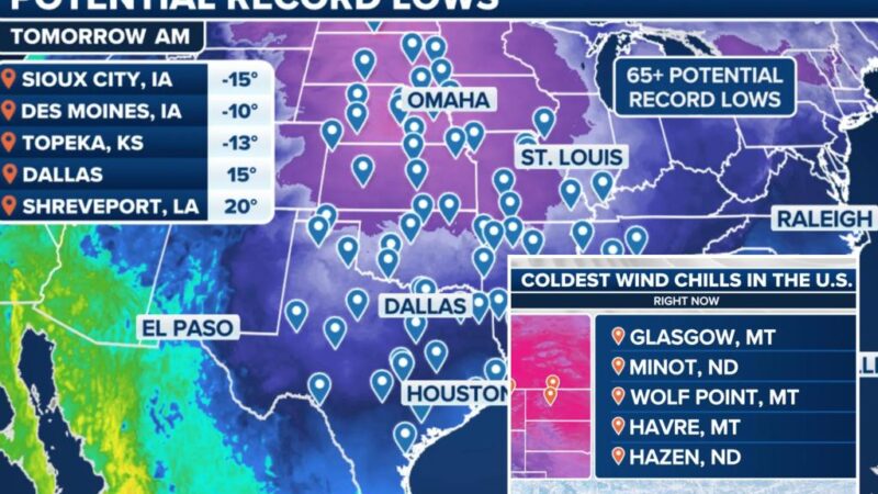 Polar vortex ushers in life-threatening cold for over 90 million as far south as Florida, Texas