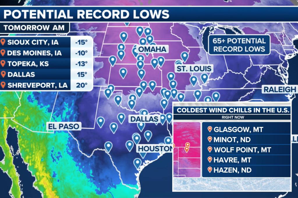 Polar vortex ushers in life-threatening cold for over 90 million as far south as Florida, Texas