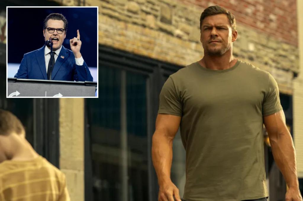 ‘Reacher’ star Alan Ritchson reveals feud with former Niceville, Florida classmate Matt Gaetz