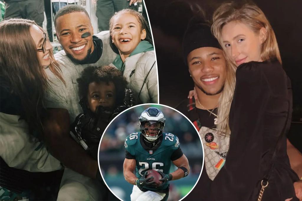 Saquon Barkley confirms Anna Congdon engagement before Super Bowl 2025