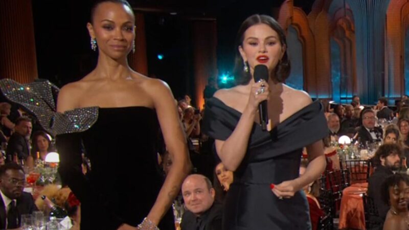 Selena Gomez And Zoe Saldana Promote ‘Emilia Pérez’ Without Disgraced Co-Star Karla Sofía Gascón At SAG Awards