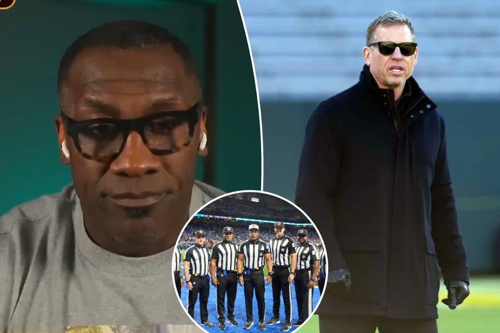 Shannon Sharpe rants about ‘delusional’ Troy Aikman as NFL referee criticism grows