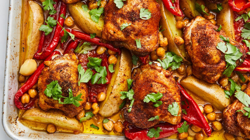 Sheet-Pan Chicken, but Make It Ottolenghi