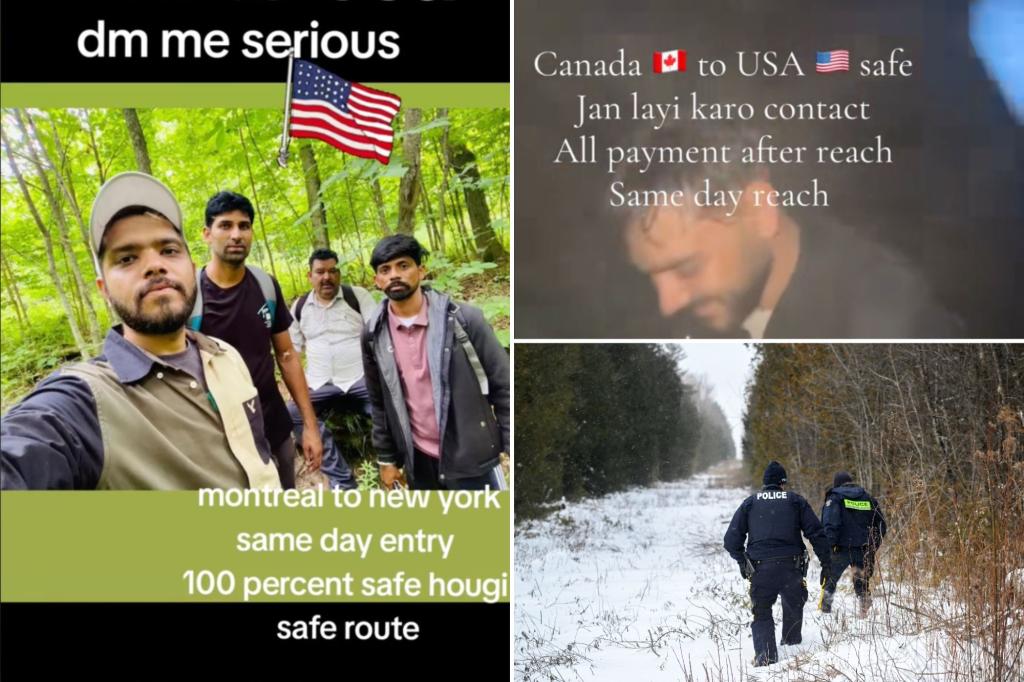 Smugglers advertising illegal Canada-US border crossings on TikTok