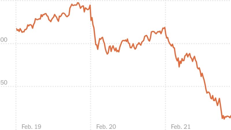 Stock Market Sees Biggest Declines of Trump’s Presidency So Far