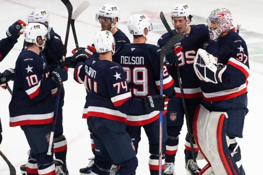 Team USA hits strong first note, but music will be blaring vs. Canada