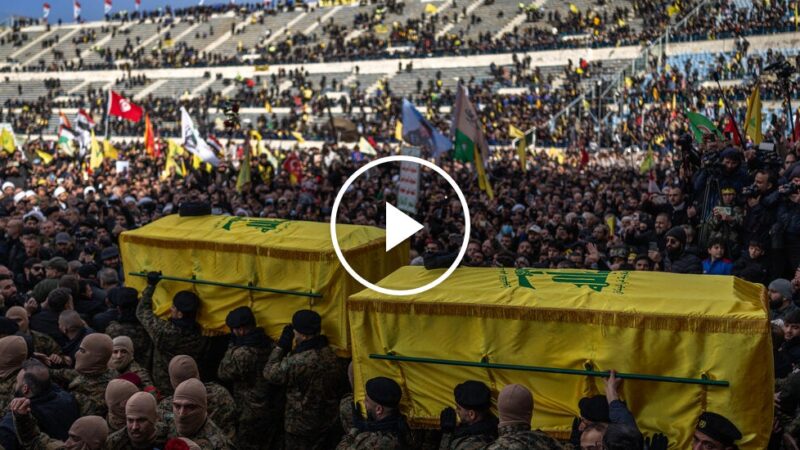 Tens of Thousands Mourn Hezbollah’s Former Leader