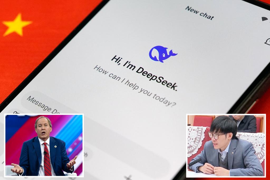 Texas AG launches probe into Chinese AI app DeepSeek