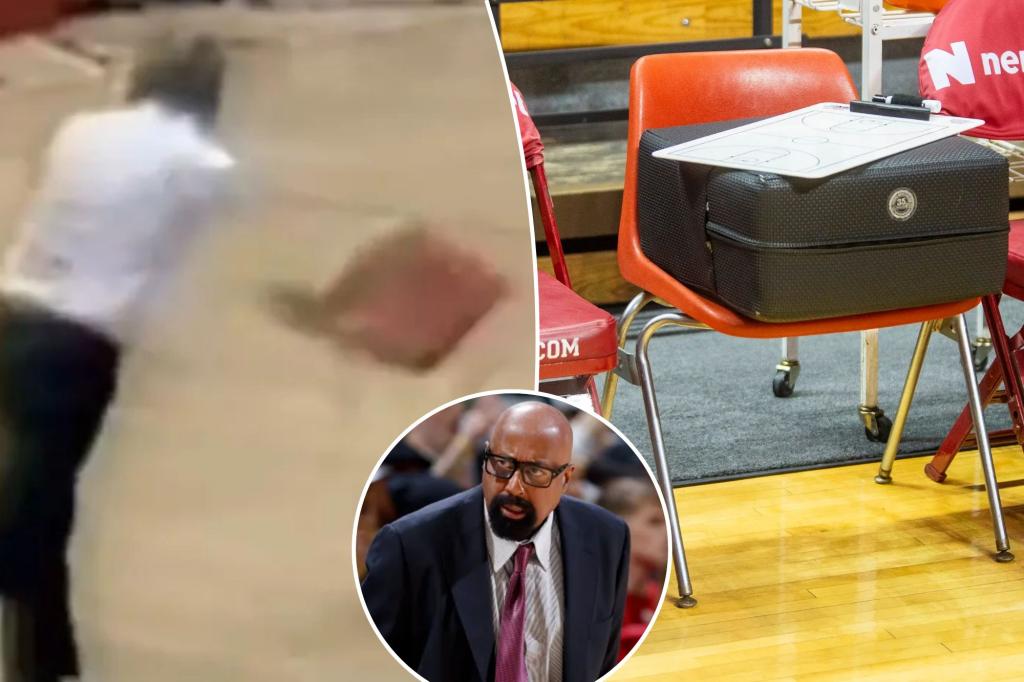 The chair Bob Knight threw has been found — Mike Woodson is sitting in it