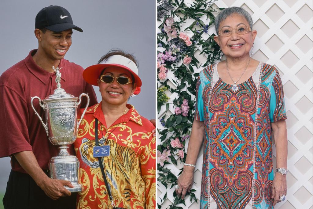 Tiger Woods announces the death of his mom, Kultida