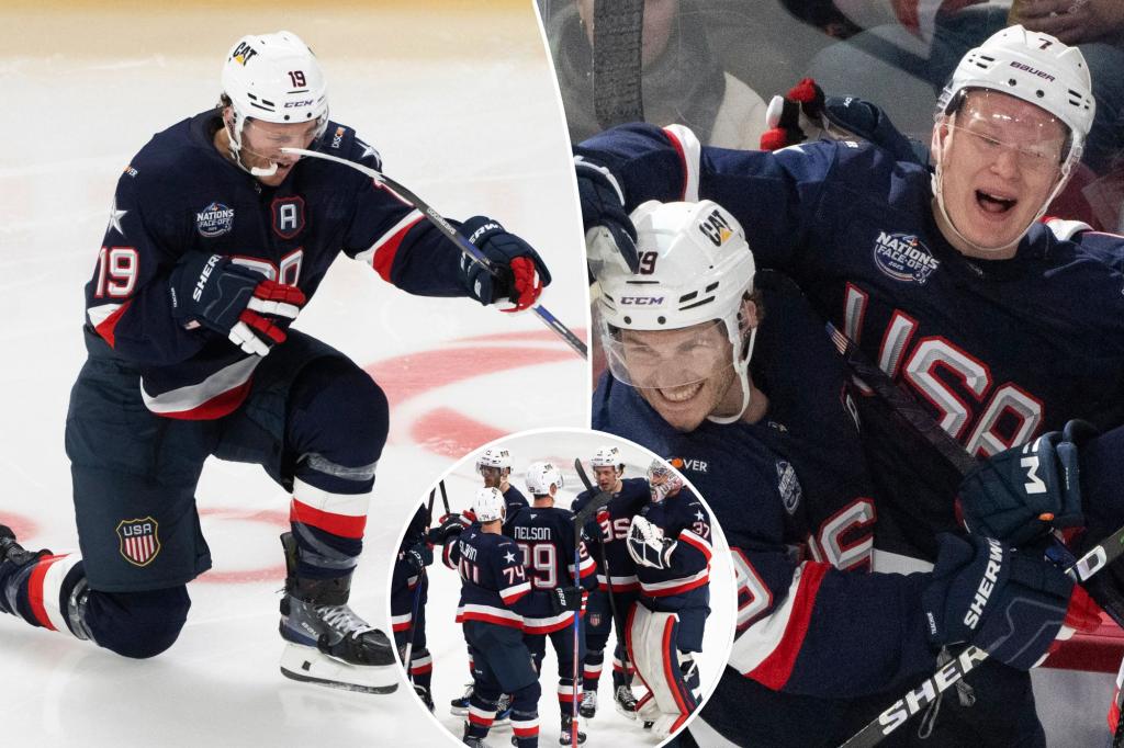 Tkachuk brothers propel Team USA to win over Finland in 4 Nations Face-Off