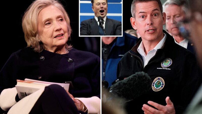 Transportation Secretary Sean Duffy tells Hillary Clinton to ‘sit this one out’ after she criticized DOGE taking on aviation