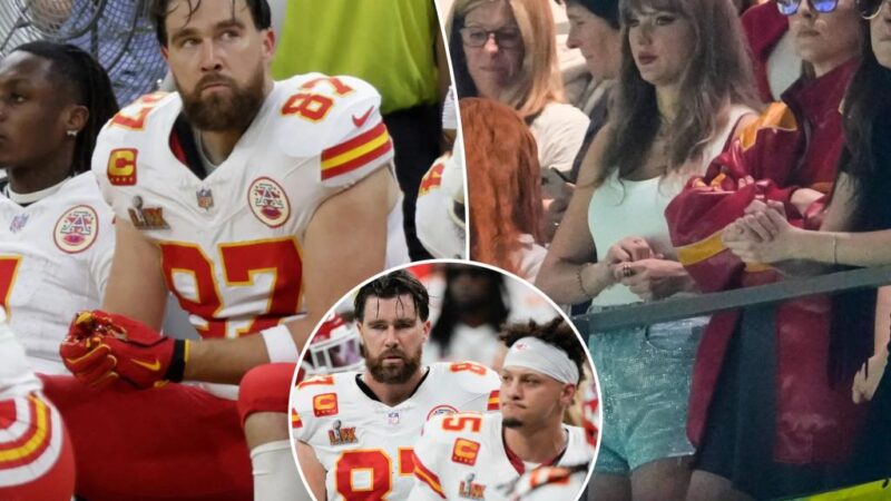 Travis Kelce joins Taylor Swift in suite after Super Bowl 2025 loss