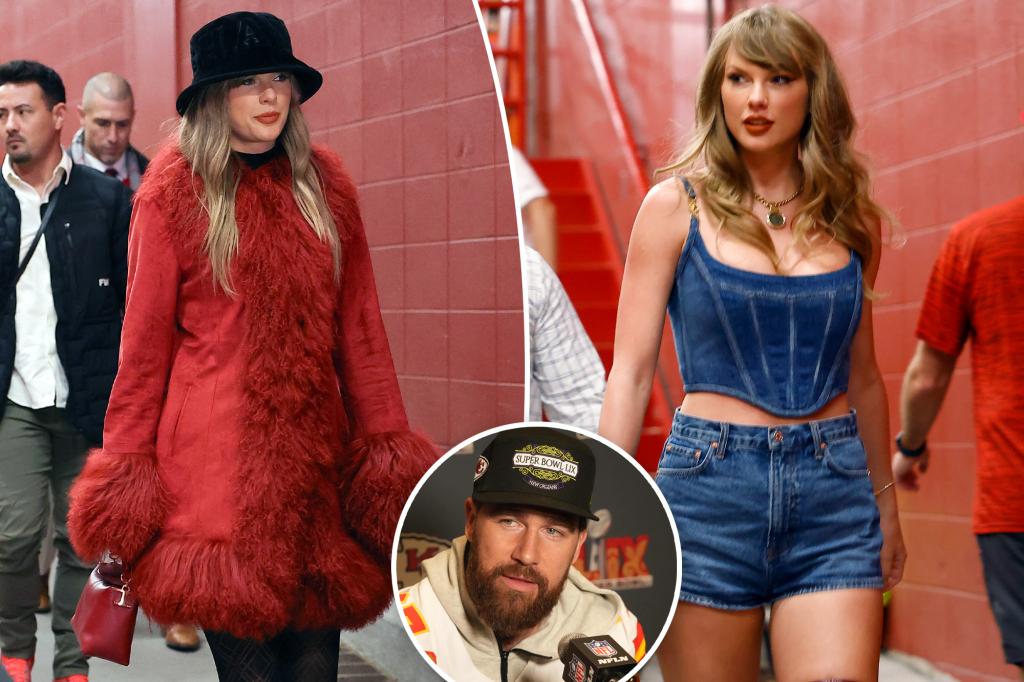 Travis Kelce praises girlfriend Taylor Swift’s Chiefs game-day outfits ahead of Super Bowl 2025