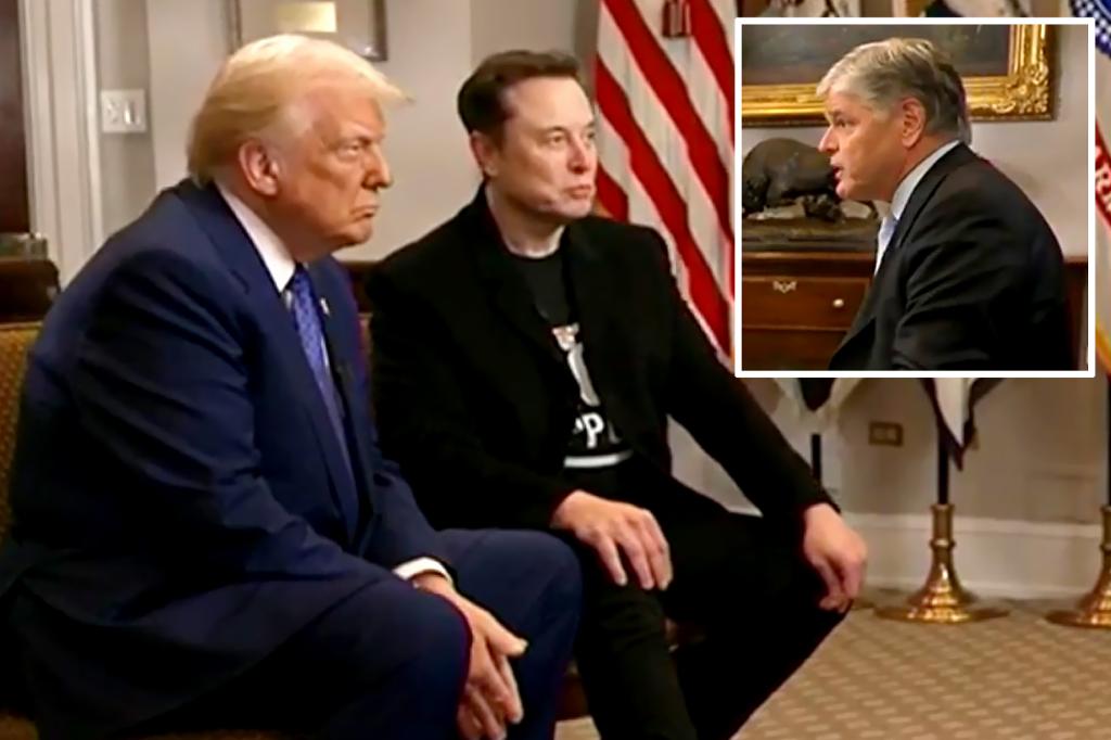 Trump, Musk accuse media, pundits of ‘trying to drive us apart’ in preview of Sean Hannity interview