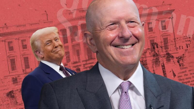 Goldman CEO David Solomon has Trump to thank for his job security