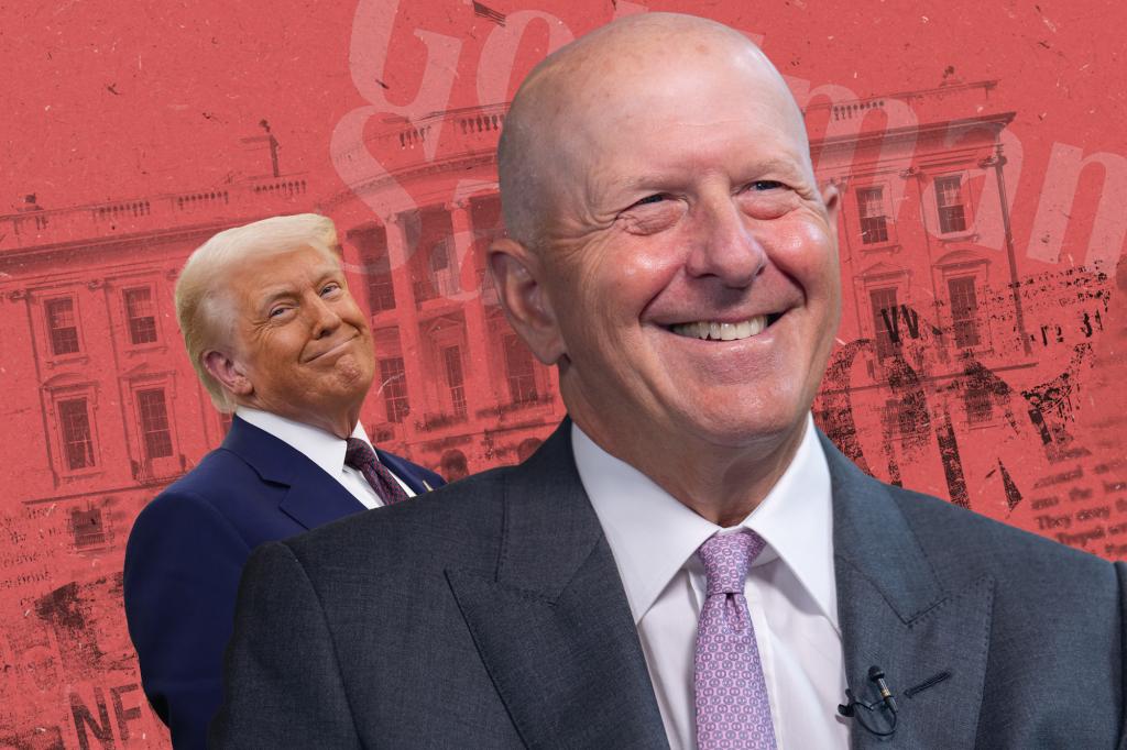 Goldman CEO David Solomon has Trump to thank for his job security