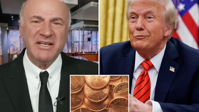 Trump is ‘right’ to order the US to ditch the ‘stupid’ penny, Kevin O’Leary says