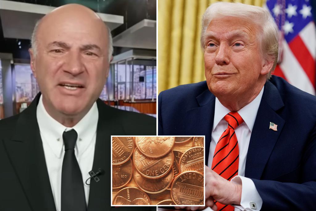 Trump is ‘right’ to order the US to ditch the ‘stupid’ penny, Kevin O’Leary says