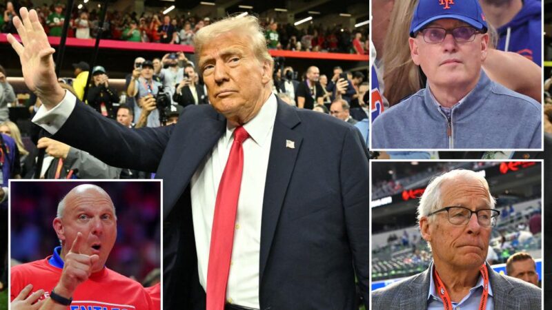 Trump plans to raise taxes on sports team owners — who have a whopping collective net worth of nearly $1T