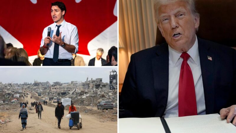 Trump repeats pledge to pursue US ownership of Canada and Gaza