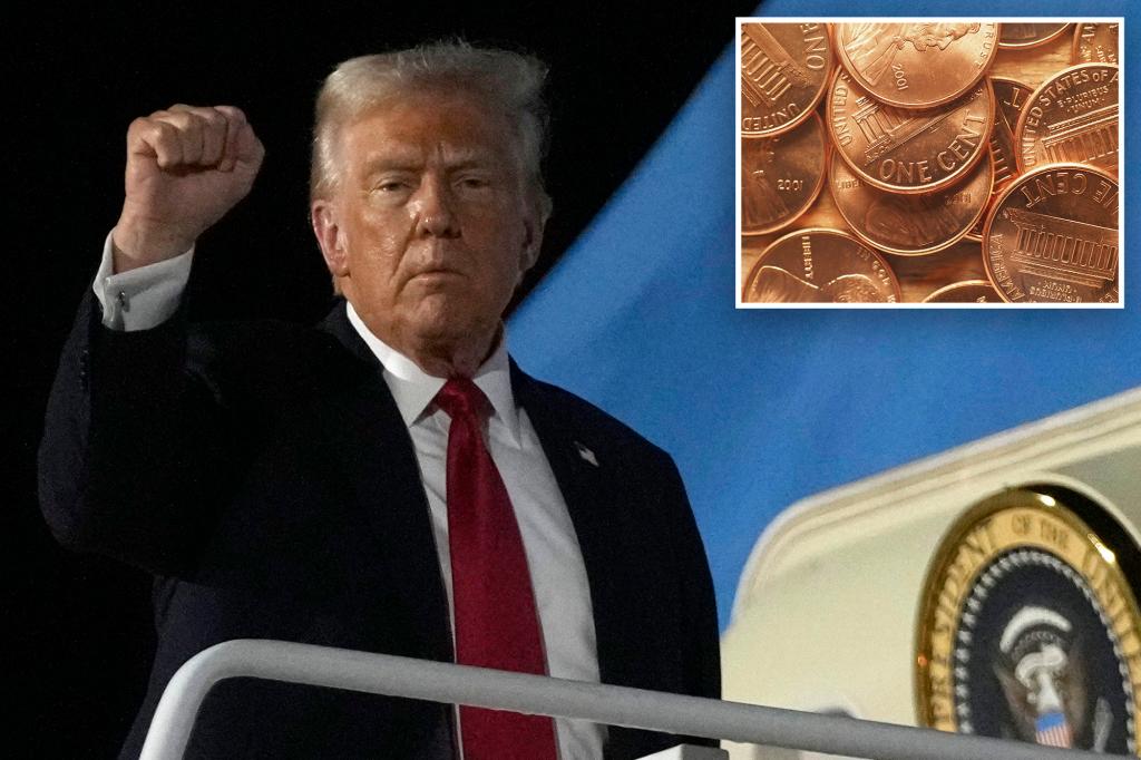 Trump says he’s telling Department of Treasury to stop producing penny