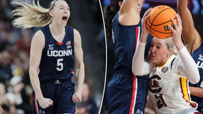 UConn destroys South Carolina by 29 points in major statement