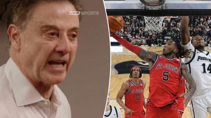 Watch Rick Pitino’s viral halftime speech ahead of furious St. John’s comeback