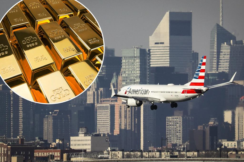 Why banks are flying gold bars on commercial flights from London to NYC