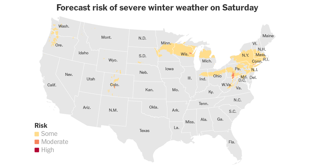 Wintry Mess Predicted Across Parts of the Northeast