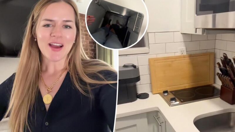 Woman pays $3,200 a month for studio apartment with no oven