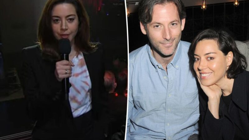 Aubrey Plaza makes first appearance since husband Jeff Baena’s death at ‘SNL 50’ special