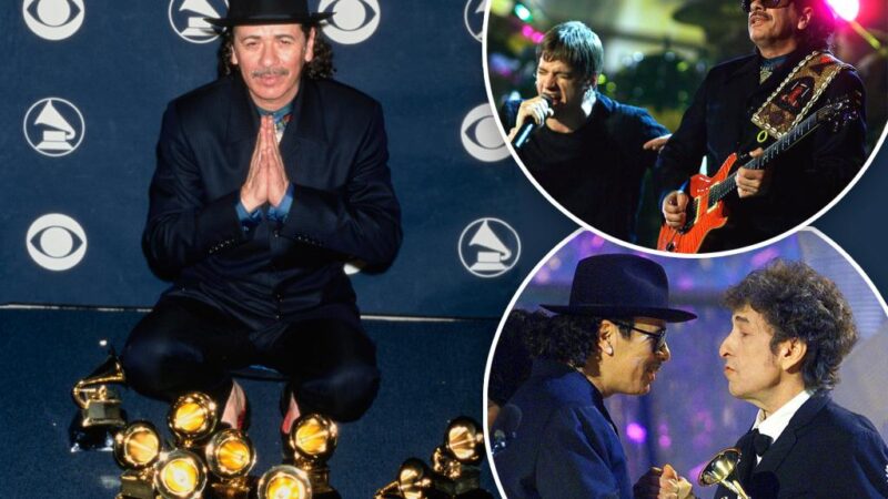 How Carlos Santana ruled a historic Grammy night 25 years ago