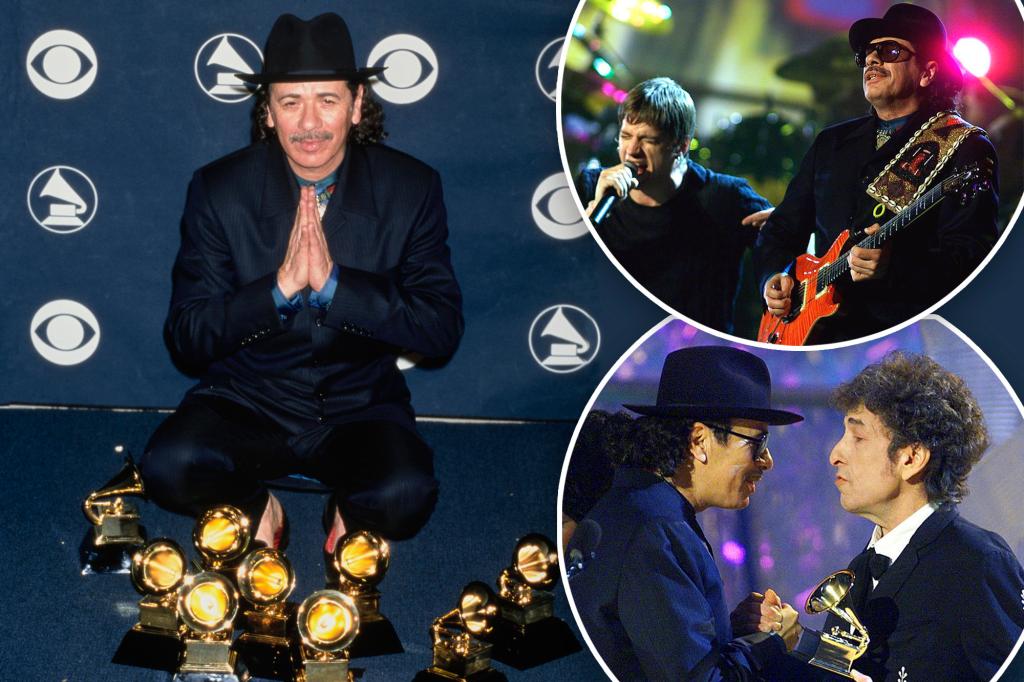 How Carlos Santana ruled a historic Grammy night 25 years ago