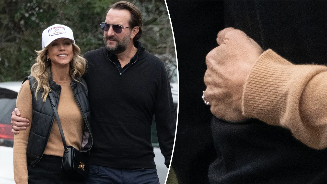 Kevin Costner’s ex Christine Baumgartner flashes ring on outing with new fiancé