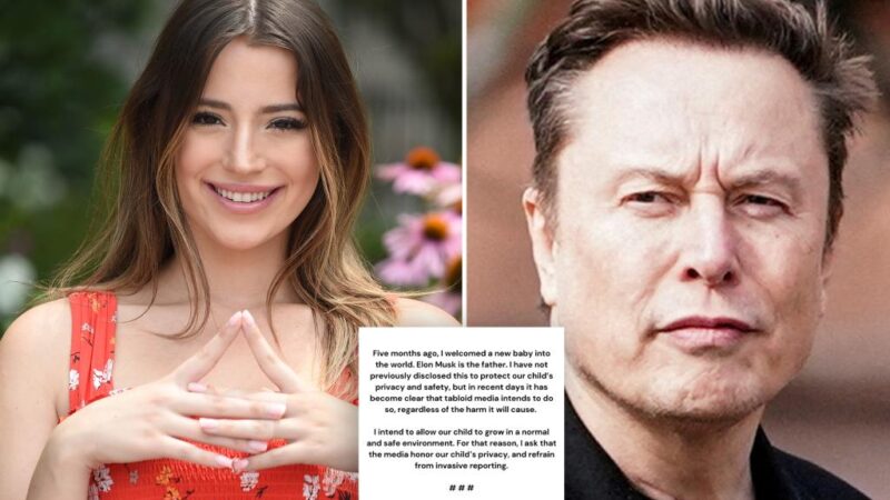 Conservative influencer Ashley St. Clair claims she had child with Elon Musk