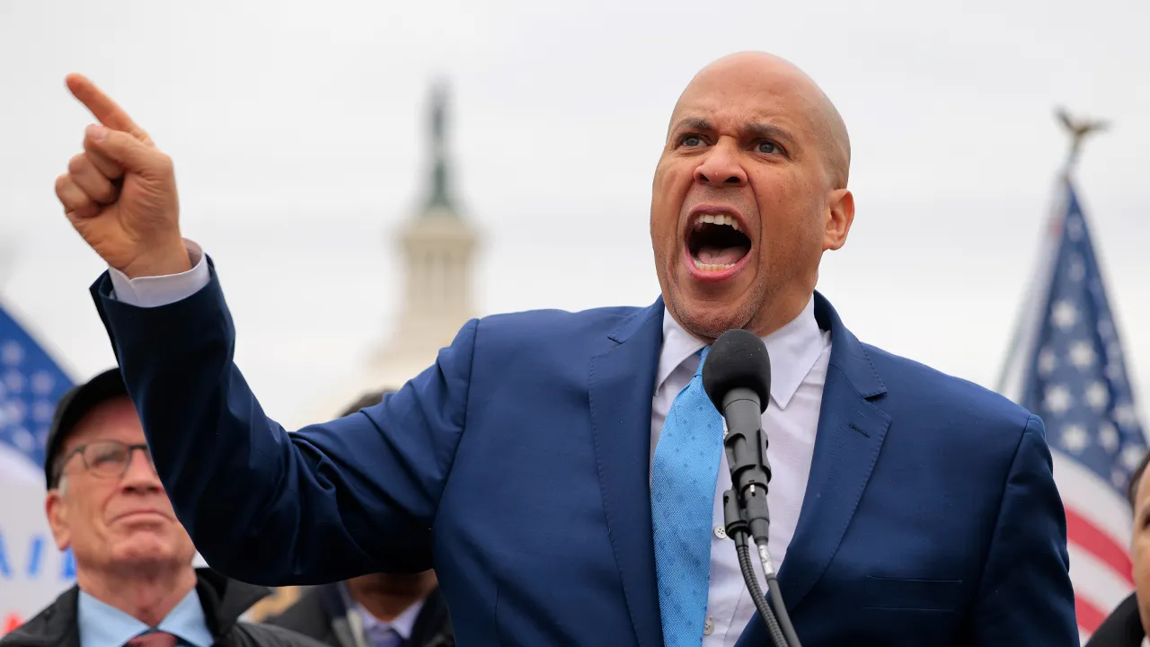 Social media, Team Trump react to Cory Booker’s ‘meltdown’ over Elon Musk’s USAID crackdown