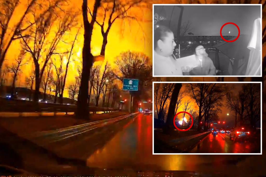 Philadelphia Learjet 55 medevac crash captured on Dashcam, Ring Cam