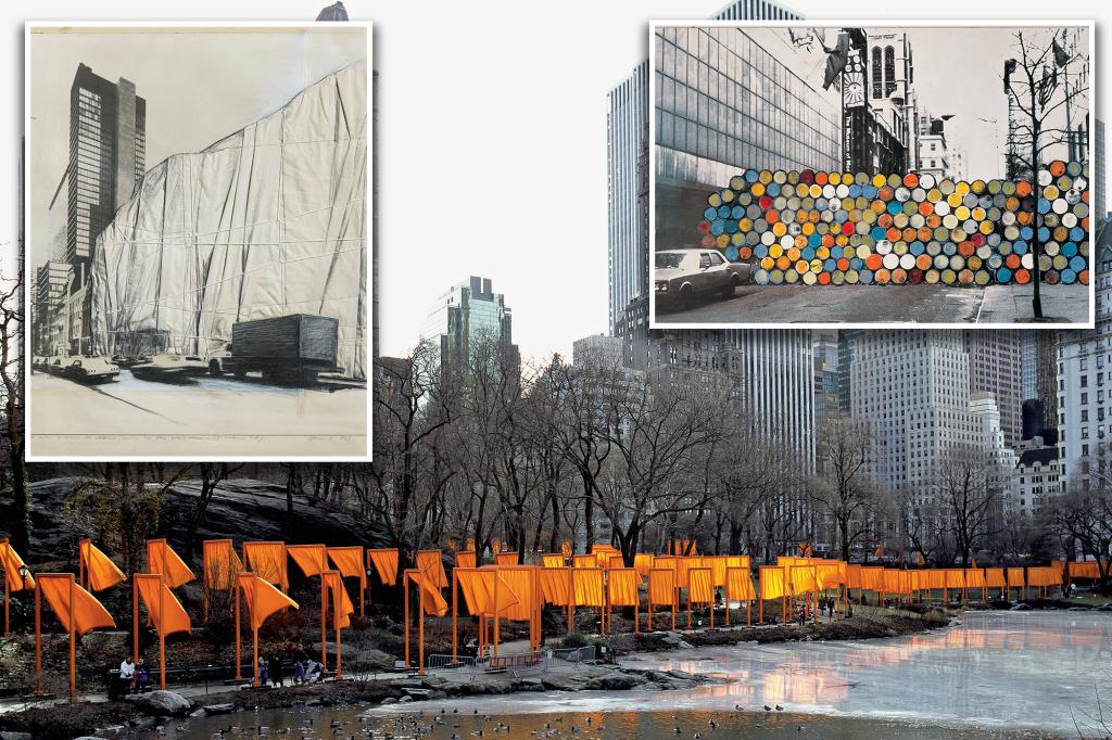 The Gates wasn’t the only vision Christo and Jeanne-Claude had for NYC