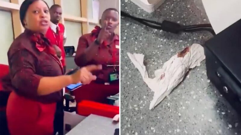 Plane passenger descends into rage, hurls used sanitary pads at check-in staff after being denied boarding